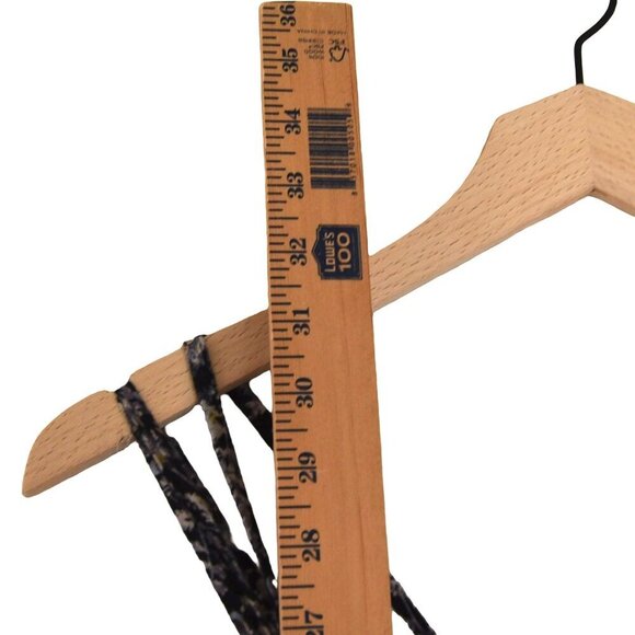 Kimchi Blue Black White Daisy Floral Mini Dress Size 2 Viscose Lined 90s Y2K Fai - Picture 6 of 9